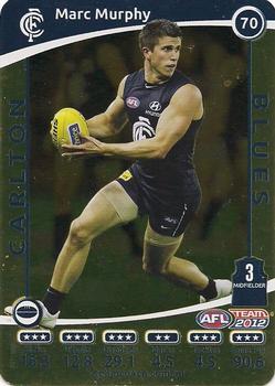 2012 Team Zone AFL Team - Gold #70 Marc Murphy Front